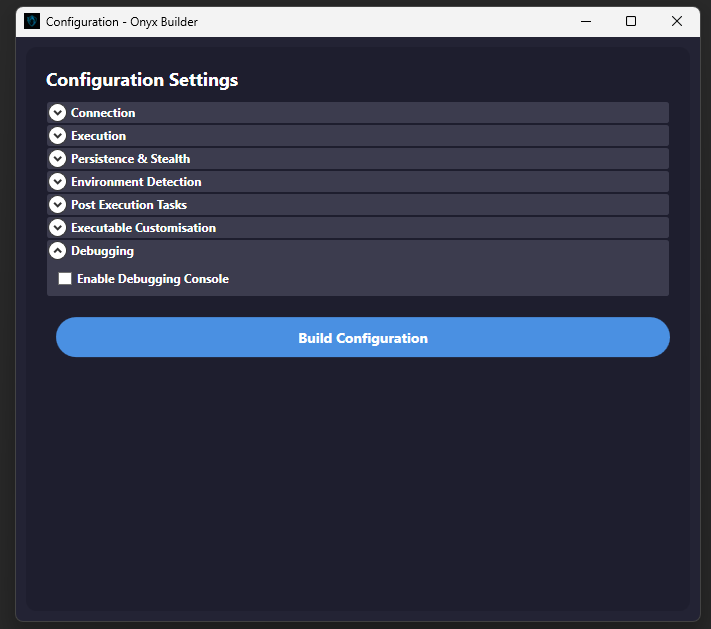 Debugging Screenshot