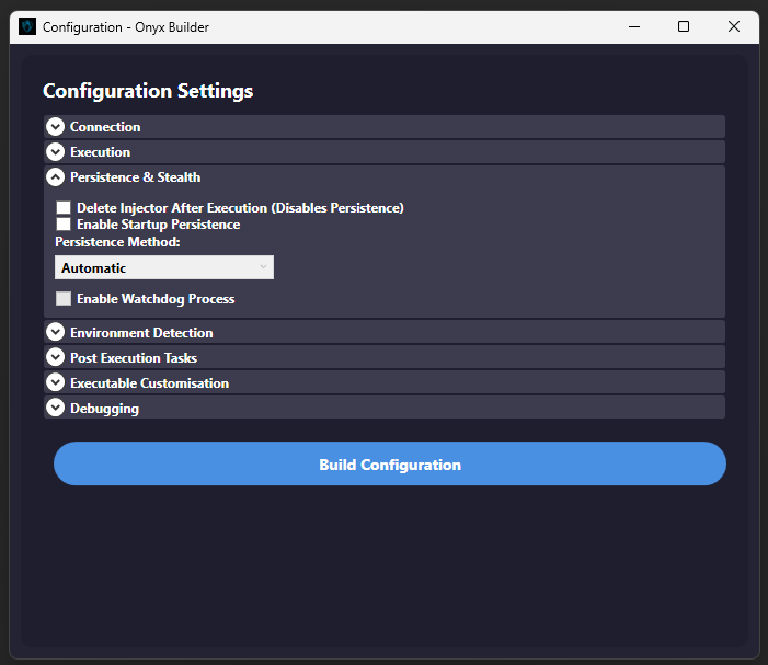 Persistence & Stealth Screenshot